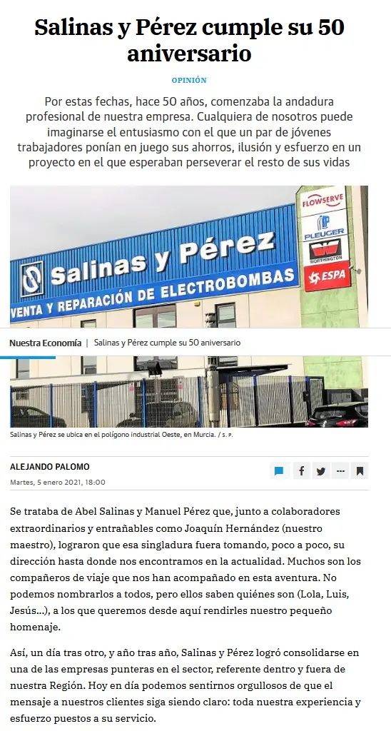 50 ANIVERSARIO NOTA DE PRENSA